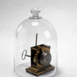 Campanella a orologeria con campana di vetro